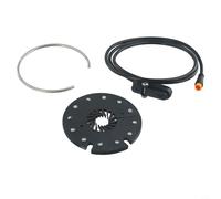Split Disk Capteur PAS 12 aimants pour vélo électrique, capteur d'aide au pédalage haute résolution avec indicateur LED, compatible avec moteur intégré, (connecteur étanche)
