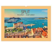 SPLIT Kroatien - Dalmatien (Wandkalender 2026 DIN A2 quer), CALVENDO Monatskalender: Top-Strände und die vielen Inseln wurde zu einem der attraktivsten Reiseziele in Europa.