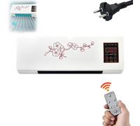 Split Max Aire Acondicionado Portatil, nouveau climatiseur mural 2024 for chambre à coucher et salon, unité de climatisation for chambre à coucher(Red)