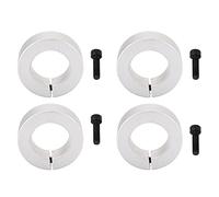 Split Shaft Collar 1in Bore | Aluminum Alloy Screw Clamping Collar Kit | 4Pcs 25mm Shaft Collars for Gear Box/Motor Base/Machine Tool
