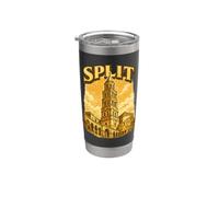 Split Skyline Souvenir Gobelet isotherme en acier inoxydable double paroi