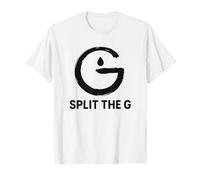 Split The G Beer Culture Funny Minimal Graphic T-Shirt