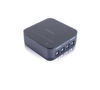 Doubleur Optique - Marmitek Split TS14 - Toslink Audio Splitter - Repartiteur SPDIF - 1 entrée / 4 sorties - 192 kHz - aucune perte de qualité grâce aux amplificateurs intégrés Gris