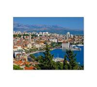 Split, Vue du Parc Marjan，Puzzle, 1000 Pièces De Puzzle pour Adultes, Miracle De Puzzle Impossible, Jouet De Puzzle Éducatif pour Enfants（50x70cm）-AR95