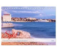 Split - Zauberhafte Perle an der Adriaküste Kroatiens (Tischkalender 2026 DIN A5 quer), CALVENDO Monatskalender: Mondäne Schönheit am Adrianischen Meer