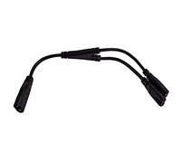 Splitter AC IEC320 C8 vers 2X C7 Y Cordon d'alimentation, IEC Figure 8 Mâle vers 2 Femelle 1 entrée 2 Sortie AC Câble 30 cm