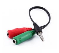 Splitter Adaptateur Casque Micro 3,5 Mm - Pc Ps4 Xbox One Switch Smartphone