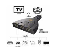 Splitter Câble HDMI 3 en 1: Qualité 4K et Flexibilité Maximale - PC Lecteur DVD Blu-ray - PS3 PS4 PS5 Xbox One 360 Nintendo Switch