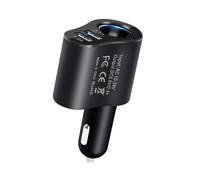 Splitter de sortie auto - Chargeur automatique à double port haute vitesse, adaptateur d'alimentation intelligent léger | pour voiture universelle de longue durée, gadget de véhicule