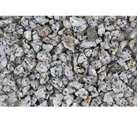 Splitter décoratif 5 kg de gravier de granit lavé gris grain 10-16 mm remplissage gabion décoratif jardin