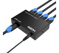 Splitter Hdmi 1 Entrée 4 Sorties 1x4 Ports 4kx2k@30hz 3d Full Hd 1080p Distributeur Pour Ps4 Ps3 Fire Stick Tv, Dvd Moniteur D'[Vit696106]