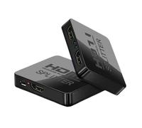 Splitter HDMI 1x2 4K mini noir Répartiteur HDMI 1 entrée 2 sorties affichage miroir Compatible HDMI 1.4b 12 bits