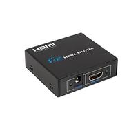 Splitter HDMI 1x2 Full HD 1 Entrée 2 Sorties Simultanées Compatible 1080p 3D HDTV HDCP 1.1 Alimentation Incluse