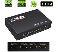 Splitter HDMI - MOONMINI - 1x4 - 1080p Full HD - Compatible 3D - 4 Ports