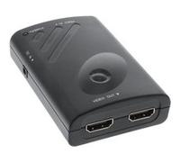 Connectique Audio / Vidéo InLine Splitter DisplayPort vers 2x HDMI et fonction de mur vidéo FullHD