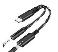 Splitter jack pour casque 2 voies, répartiteur de câble audio,adaptateur casque avec adaptateur 3,5 mm - Splitter casque, connecteur casque, séparateur audio pour la plupart des appareils