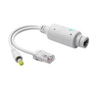 Splitter POE étanche - Séparateur extérieur POE pour caméra | Splitter Poe 12V, exécutez la caméra sur un câble réseau unique Transmission de signal Splitter POE pour caméra IP Téléphone