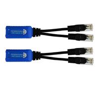 Splitter RJ45 Cat.5e 2 Mâles/ 1 Prise Distributeur pour p-poe2
