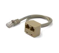 Startech.com splitter rj45 - cat5 / cat 5e - répartiteur ethernet 2 ve