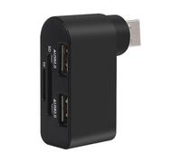 Splitter USB pour 4 Ports : Station d'accueil d'extension rotative, Station d'accueil pour hub de données Portable, Adaptateur de Rapide | Connecteur USB multiport pour Ordinateur Portable