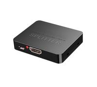 Splitter vidéo 1 en 2 sorties, séparateur vidéo HD | Duplicateur vidéo, répartiteur de port d'affichage | Adaptateur de commutateur d'affichage distributeur vidéo avec résolutions, adaptateur vidéo HD
