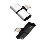 Splitteur Casque pour iPhone Adaptateur de Charge AUX Jack Double Port Lightning Câble Audio Adaptador Para Certifié pour Apple MFI Convertisseur Musique pour iPhone 13 12 11 Pro Max Mini X XR 8 Plus