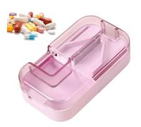 Splitteur du cutter de pilules, séparateurs de pilules pour petite ou tablette,petit séparateur de pilule avec coupe-comprimé de distributeur - Outil de coupe précis de médicament portable pour