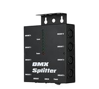 Splitteur optique DMX512 amplificateur de distribution 8 canaux pour fête spectacle DJ club disco KTV éclairage scène signal avec protection par isolement dispositifs d