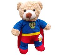 Splodge Teddy Parties - Super Ours Superman - 40cm - Vêtements Ours en Peluche - Ours Non Inclus