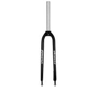 splumzer 1-1/8" 26/27.5/29" Fourche VTT en Alliage d'Aluminium avec Frein à Disque Rigide, 28.6mm Tube Droit sans Filetage Fourche Avant de VTT Superlight (Nior, 29 Pouces)