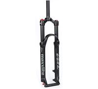 splumzer Fourche VTT 26 27,5 29 Pouces Fourche à Suspension VTT Voyage 120 mm, 1-1/8 Tube Droit/Tube Conique Fourches VTT (Verrouillage Manuel Droit, 27,5 Pouces)