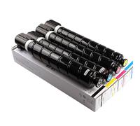 SPNqkxWEd Cartouche de Toner 1 Jeu 4 pièces NPG65 GPR51 CEXV47 Compatible avec IRCC250 IRCC255 IRC350 IRCC351 IRC355