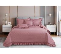 Spod Igły i Nitki Couvre-lit à volants 200x220 Ruffy powder dark ruffle diamond glamour decorative I2