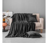 Spod Igły i Nitki Couvre-lit en microfibre 130x170 Solo noir