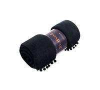 Spod Igły i Nitki Couvre-lit en microfibre 150x200 Pompie noir avec pompons