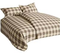 Spod Igły i Nitki Linge de lit en coton 140x200 Beige boîte avec une taie d'oreiller I24