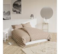 Spod Igły i Nitki Literie en coton 140x200 Ucho beige avec une taie d'oreiller I24