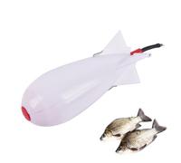 Spod Pêche À La Carpe PP Mangeoire Flottante Lanceur D'Appâts Léger | Spod De Pêche Mangeoires Pour Pêche À La Carpe | Carpe Pêches Alimentateur Petit | Appât Fusée Flotteur De Pêches