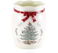 Spode Avanti Linens Collection Sapin de Noël Corbeille en résine Rouge