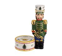 Spode Bougeoir Christmas Tree Nutcracker 17.5 cm Green