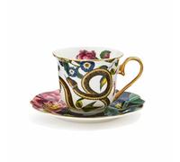 Spode Creatures of Curiosity Tasse à thé et soucoupe Motif serpent Noir