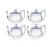 Spode Ronds de serviette Blue Italian. lot de 4 Bleu-blanc