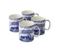 Spode Mug italien bleu, lot de 4 (bleu, blanc, 4 pièces (lot de 1))