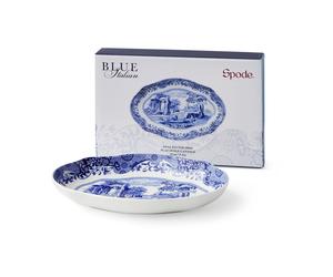 Spode Plat ovale Blue Italian 14x21 cm Bleu-blanc
