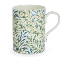 Spode Pure Morris - Tasse à café en céramique avec grande poignée, grande tasse à thé et café pour bureau et maison, passe au lave-vaisselle et au micro-ondes 355 ml