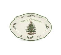 Spode Sapin de Noël Joyeux Noël Sapin Plateau (Vert)