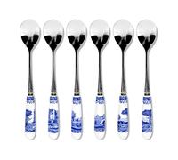 Spode Set de 6 cuillères à café Blue Italian Céramique-acier inoxydable