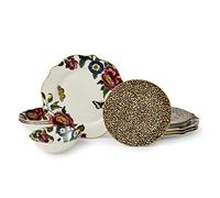 Spode Creatures of Curiosity Service de table 12 pièces en porcelaine fine avec or 22 carats