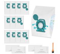 Spofan Lot de 12 Sac à Poussière TU pour Miele Pure TU Sacs Aspirateur | pour Guard L1/S1 Junior Flex Parquet Silence AllFloor Performance Comfort Cat Dog Serie avec 4 Filtres D'évacuation