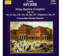 Spohr, L. – Quatuors à cordes (Intégrale) – Vol. 14